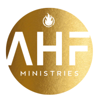 logo for At His Feet Ministries